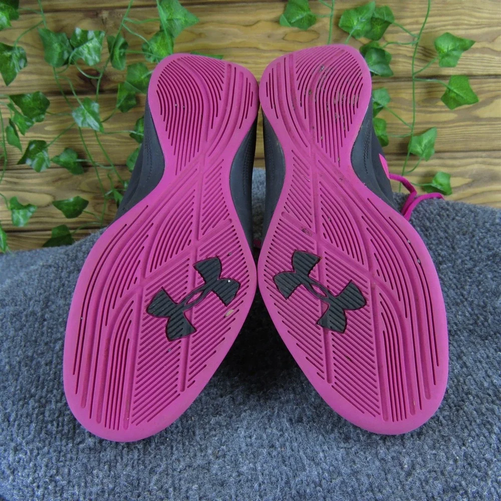 Under Armour Sneaker Jet Basketball Boys Y 6 Athletic‎ Black Synthetic Lace Up